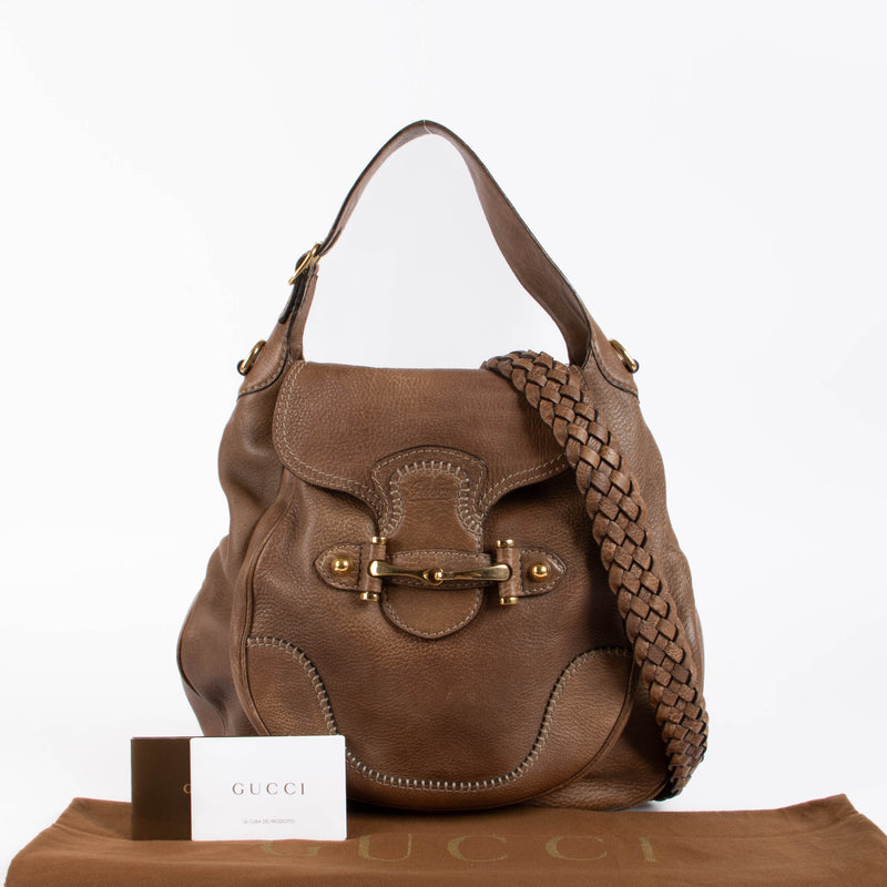 Shop the authentic Gucci Brown Pelham Shoulder Bag second hand on Labellov.com