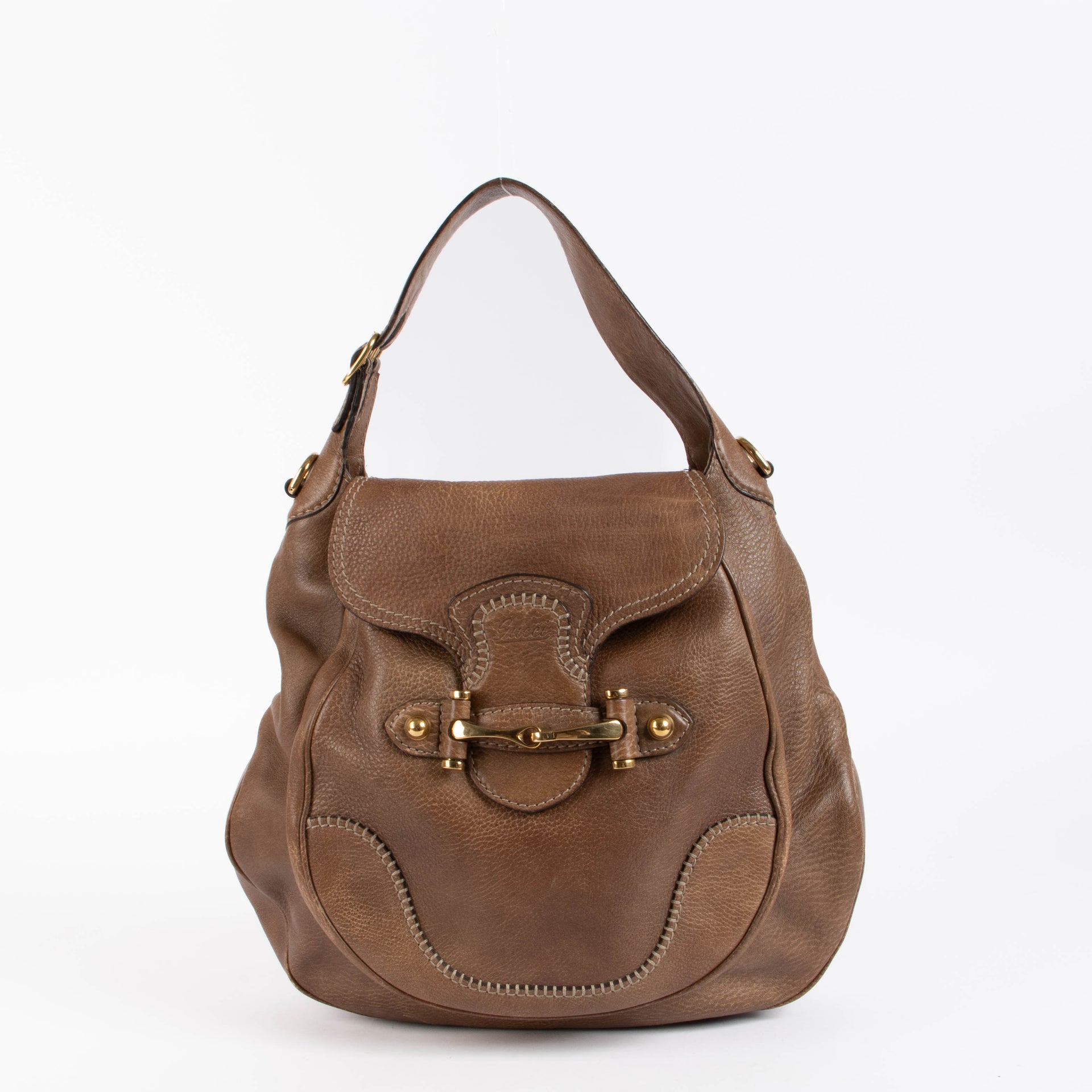 Shop the authentic Gucci Brown Pelham Shoulder Bag second hand on Labellov.com