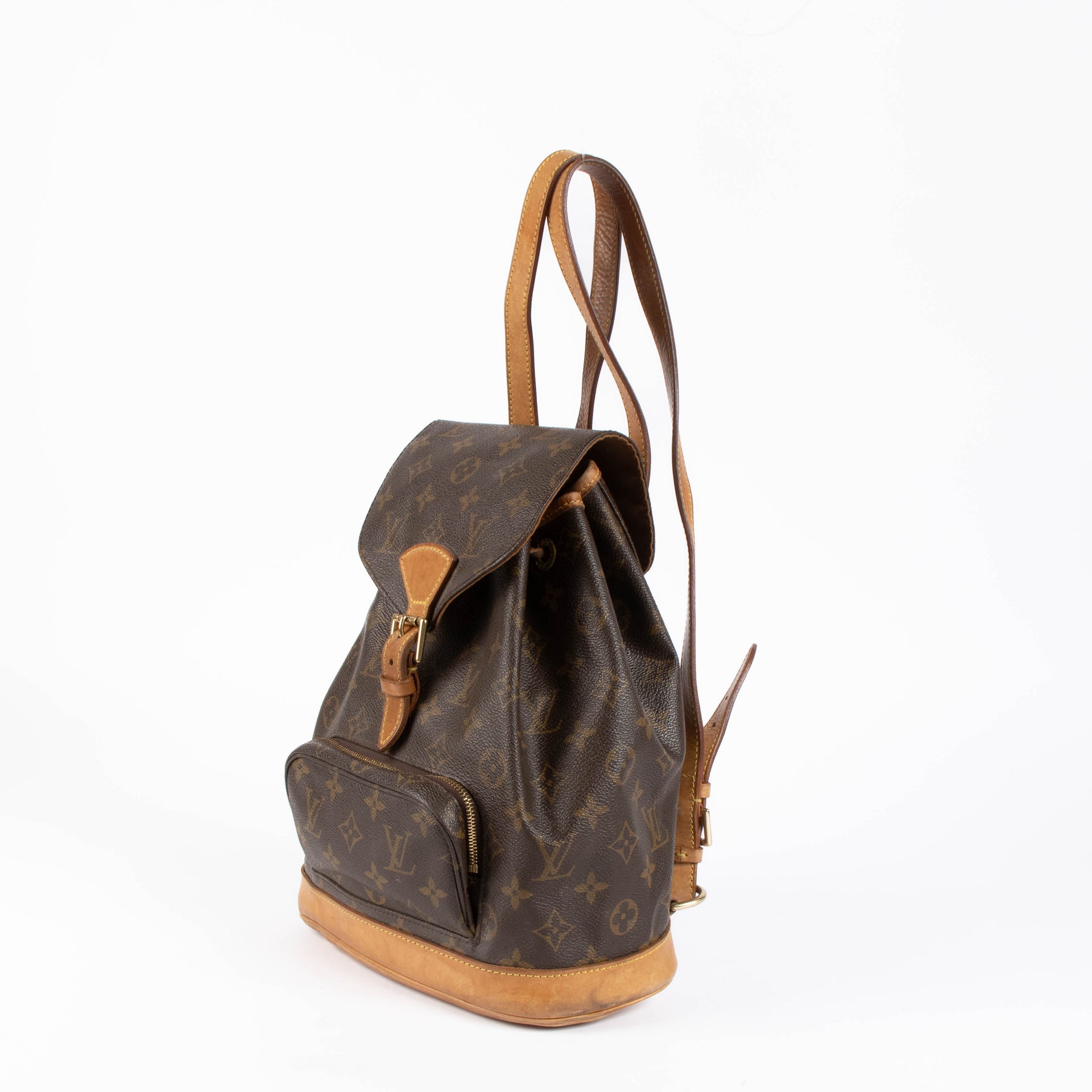 Shop the authentic Louis Vuitton Monogram Montsouris PM Backpack second hand on Labellov.com
