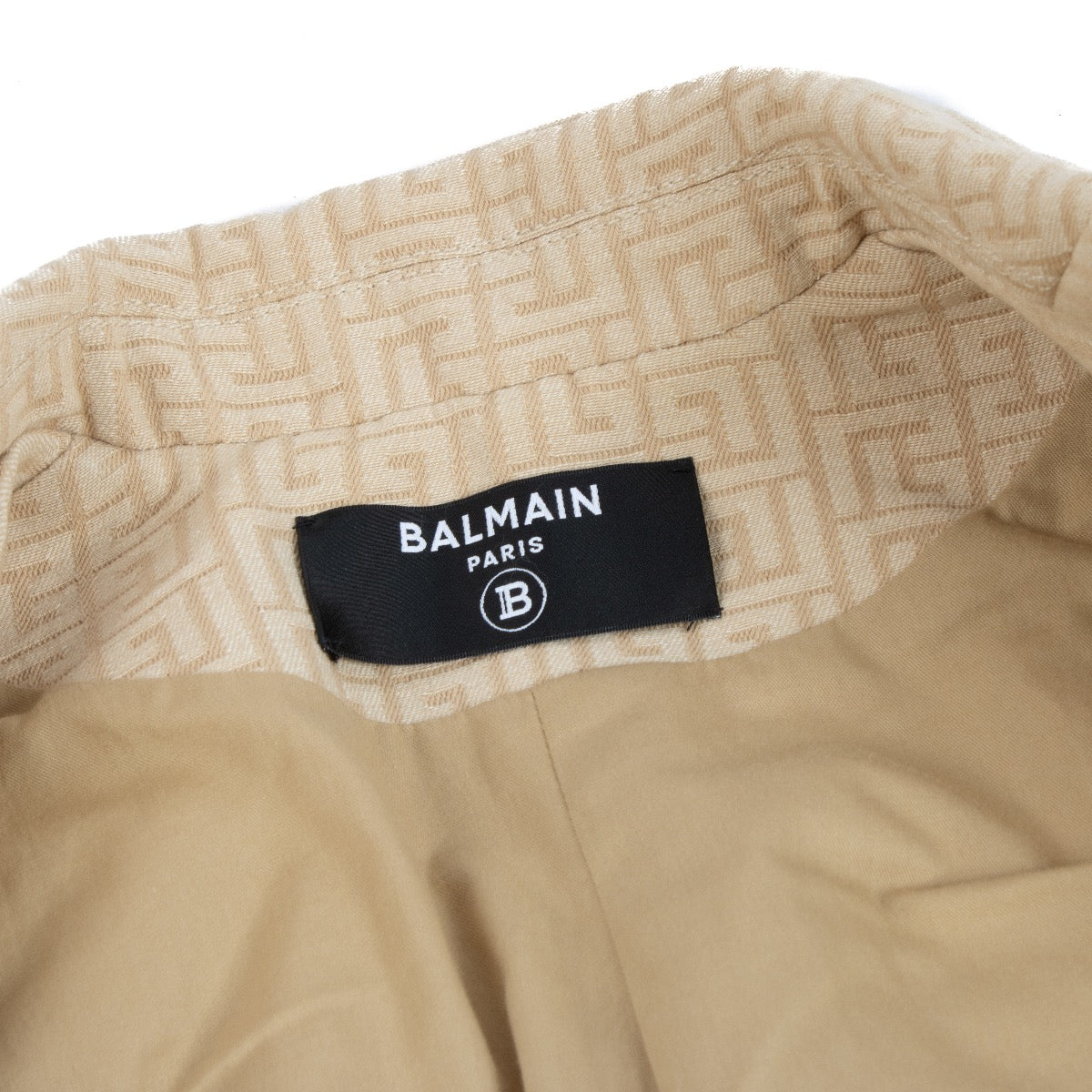 Authentic second hand Balmain Monogram 6-Button Jacket - Size 36 on Labellov.com
