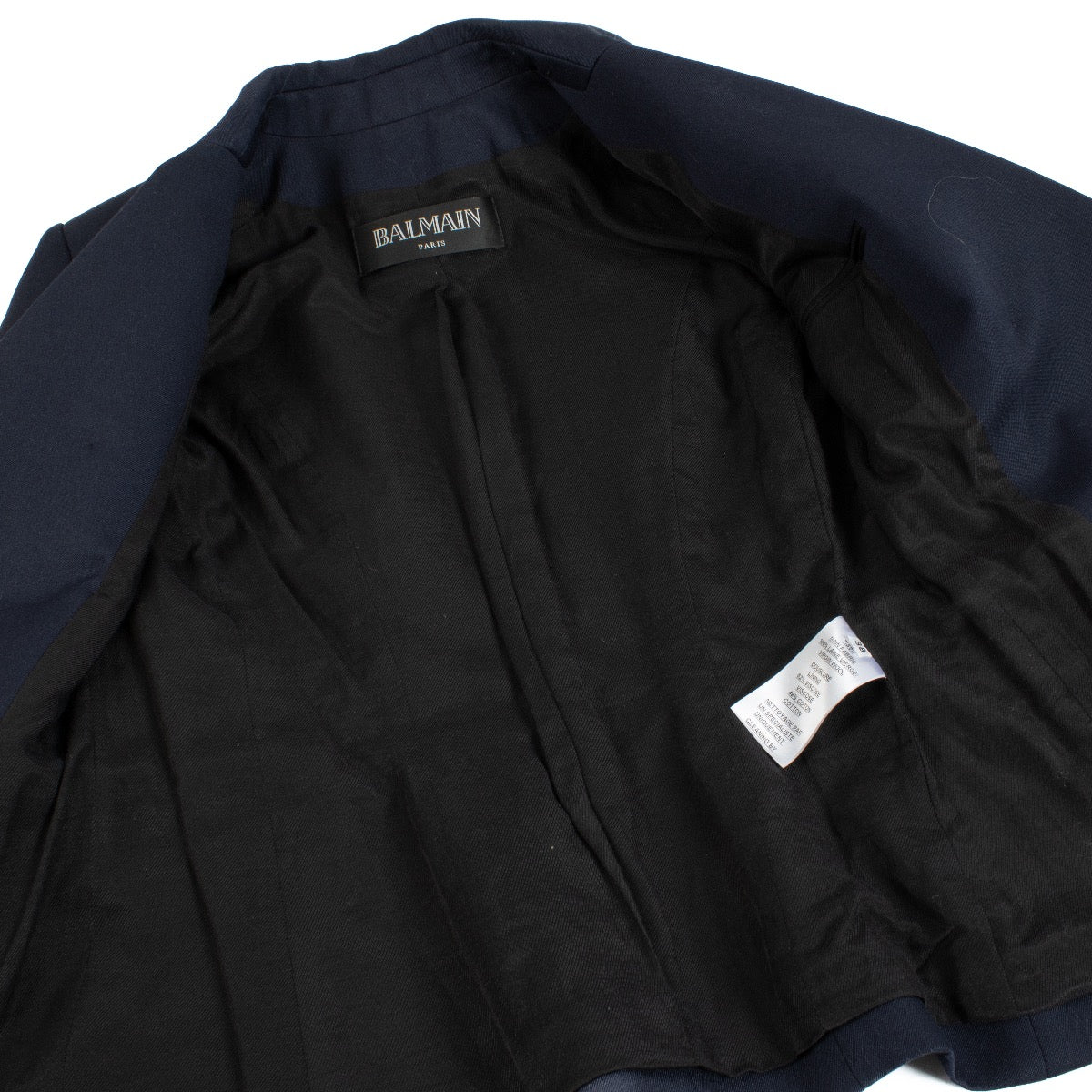 Authentic second hand Balmain Blue 6-Button Jacket - Size 36 on Labellov.com