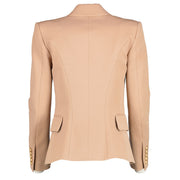 Authentic second hand Balmain Beige 6-Button Jacket - Size 34 on Labellov.com