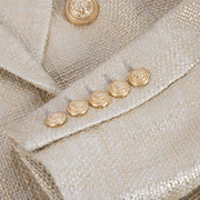 Authentic second hand Balmain Gold 6-Button Jacket on Labellov.com
