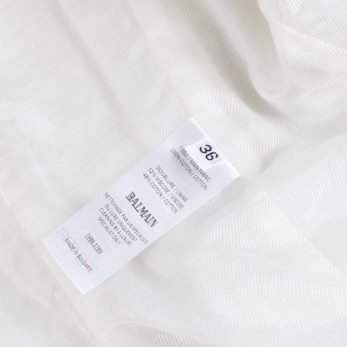 Authentic second hand Balmain Gold 6-Button Jacket on Labellov.com