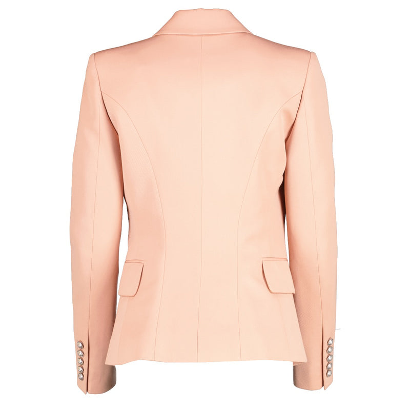 Authentic second hand Balmain pink 6-Button Jacket - Size 36 on Labellov.com
