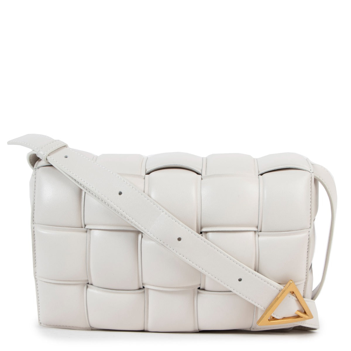 Bottega Veneta White Padded Cassette Bag