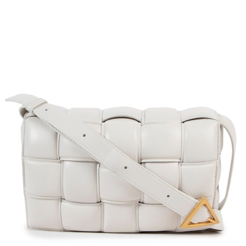 Bottega Veneta White Padded Cassette Bag