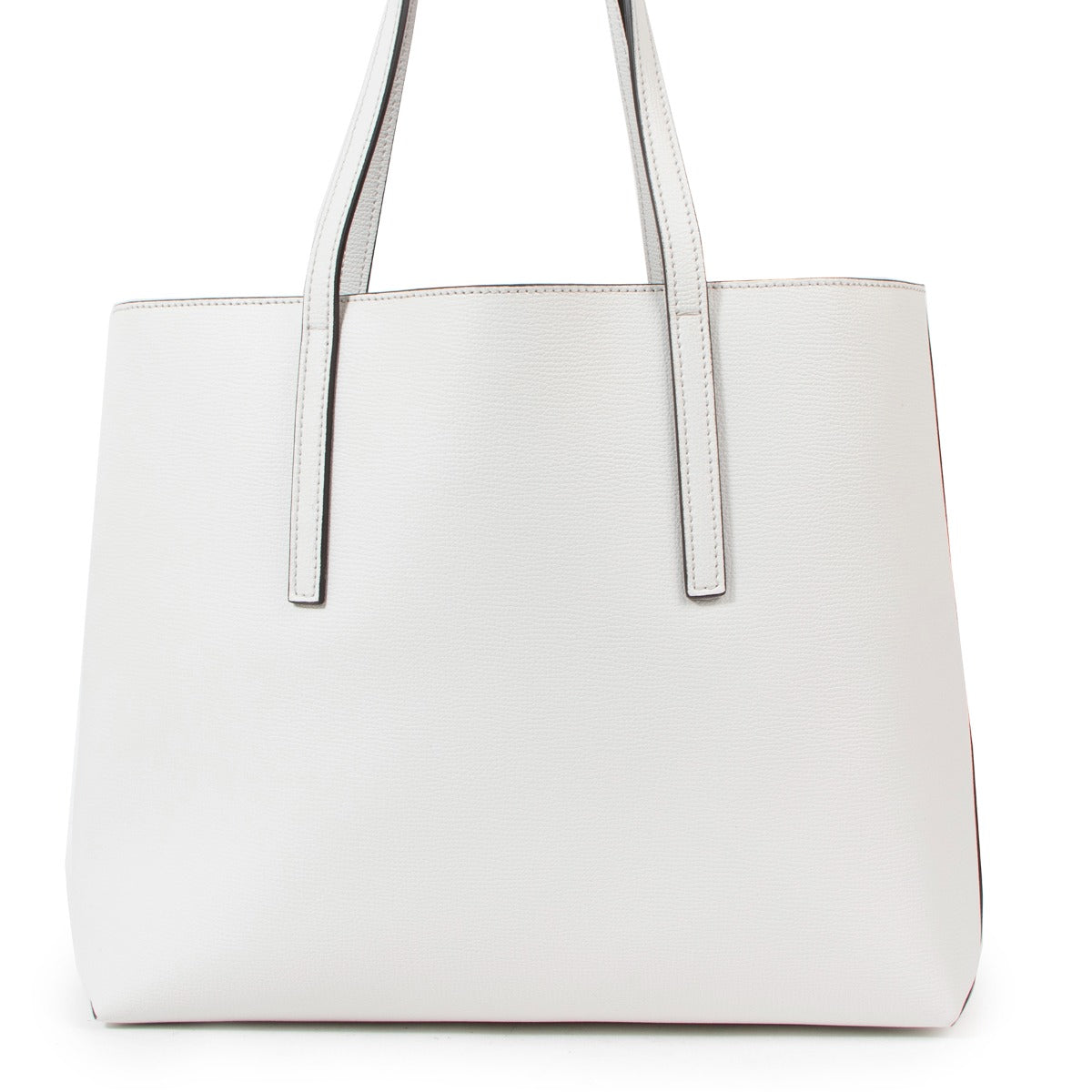 Fendi Kan I F Logo Witte Leren Tote Shopper