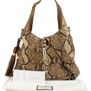 Gucci Python New Jackie Shoulder Bag aan de beste prijs bij Labellov tweedehands luxe in Antwerpen en Knokke.