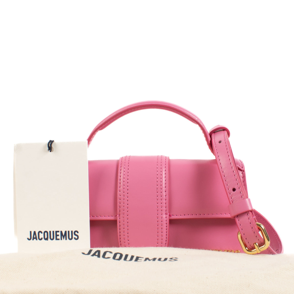 Are you looking for an authentic designer bag such as Jacquemus Pink Bambino Mini Bag?