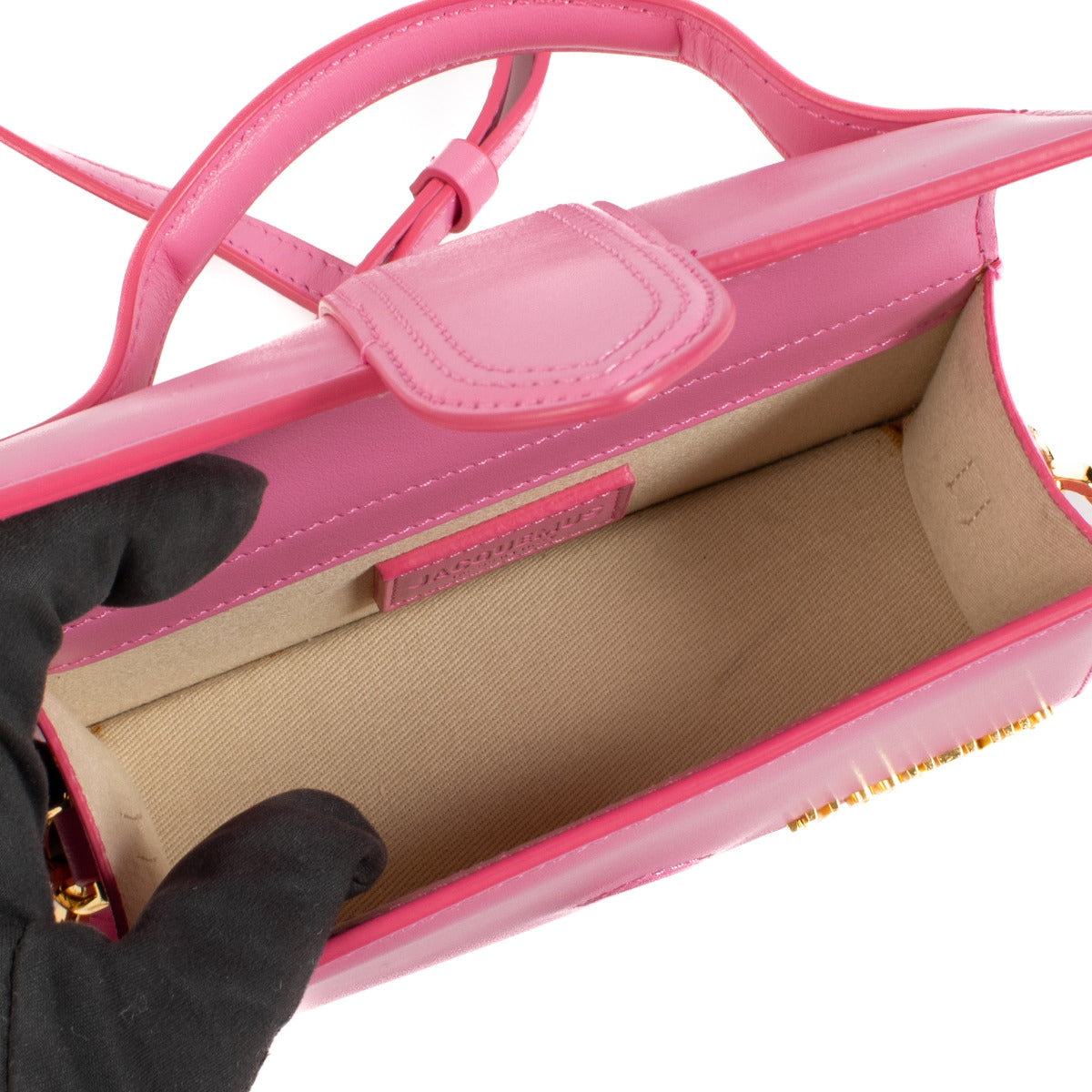 Jacquemus Roze Bambino Mini Tas