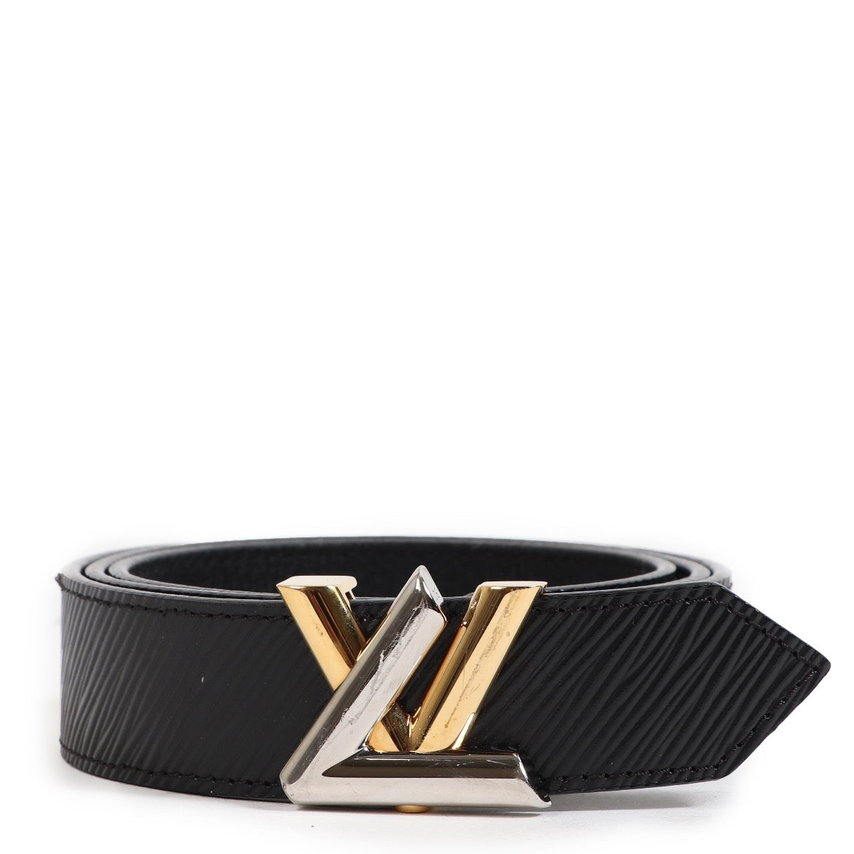 Buy an authentic second-hand Louis Vuitton Black Leather Belt in very good condition at Labellov in Antwerp.