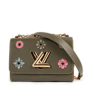 Louis Vuitton Khaki Twist MM Mechanical Flower Epi Leather