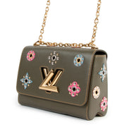 Louis Vuitton Khaki Twist MM Mechanical Flower Epi Leather