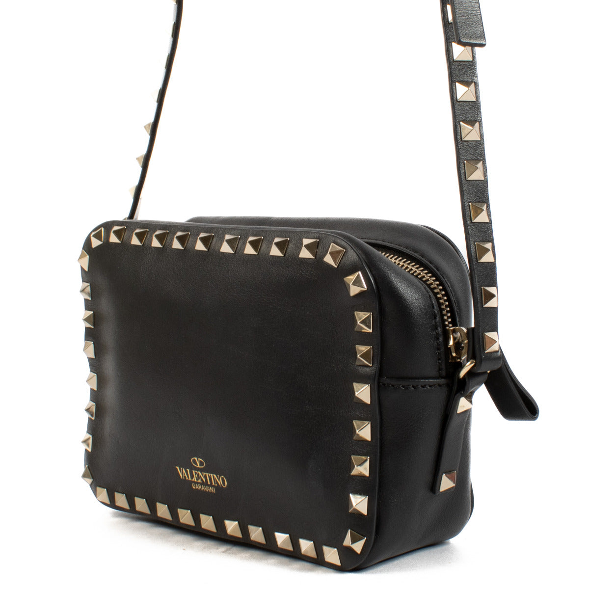Sac bandoulière petit modèle Rockstud noir Valentino Garavani