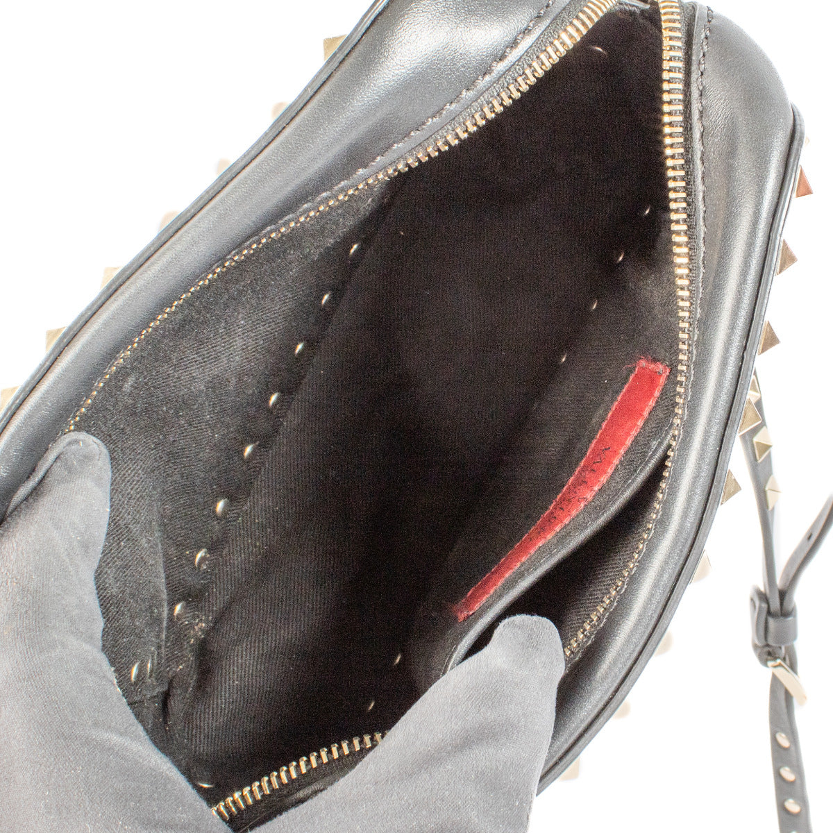 Sac bandoulière petit modèle Rockstud noir Valentino Garavani