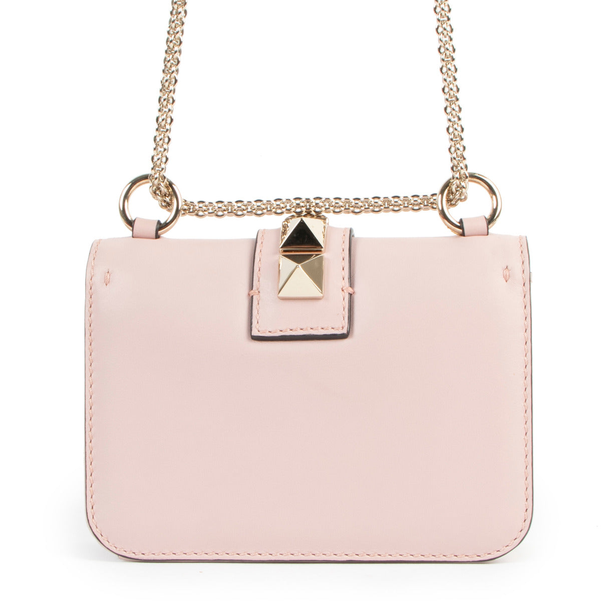 Valentino Pink Glam Rock Rockstud Mini Crossbody