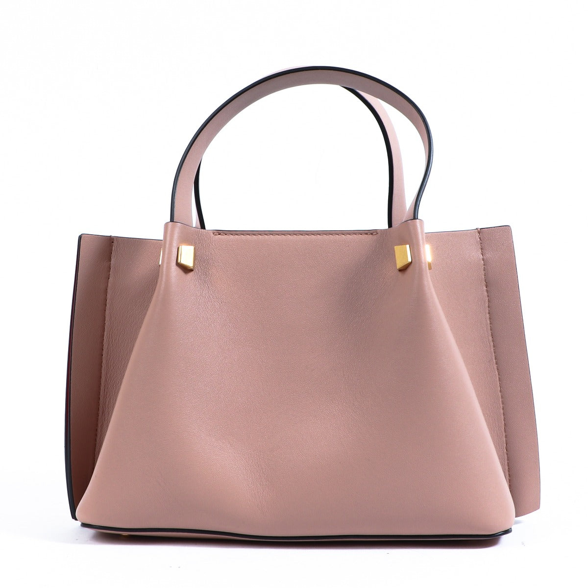 Buy an authentic second-hand Valentino Garavani Pink Rockstud Leather Shoulder Bag in very good condition at Labellov in Antwerp.