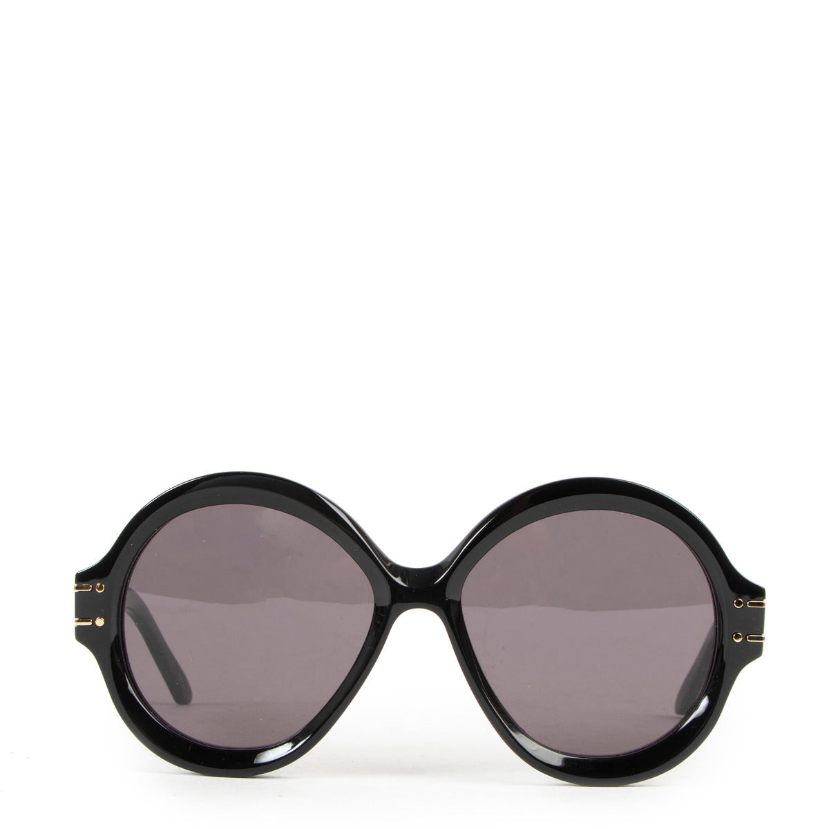Christian Dior Black DiorSignature R1U Round Sunglasses