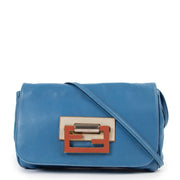 Buy an authentic second hand Fendi Blue Crossbody Fan Di Bag at Labellov