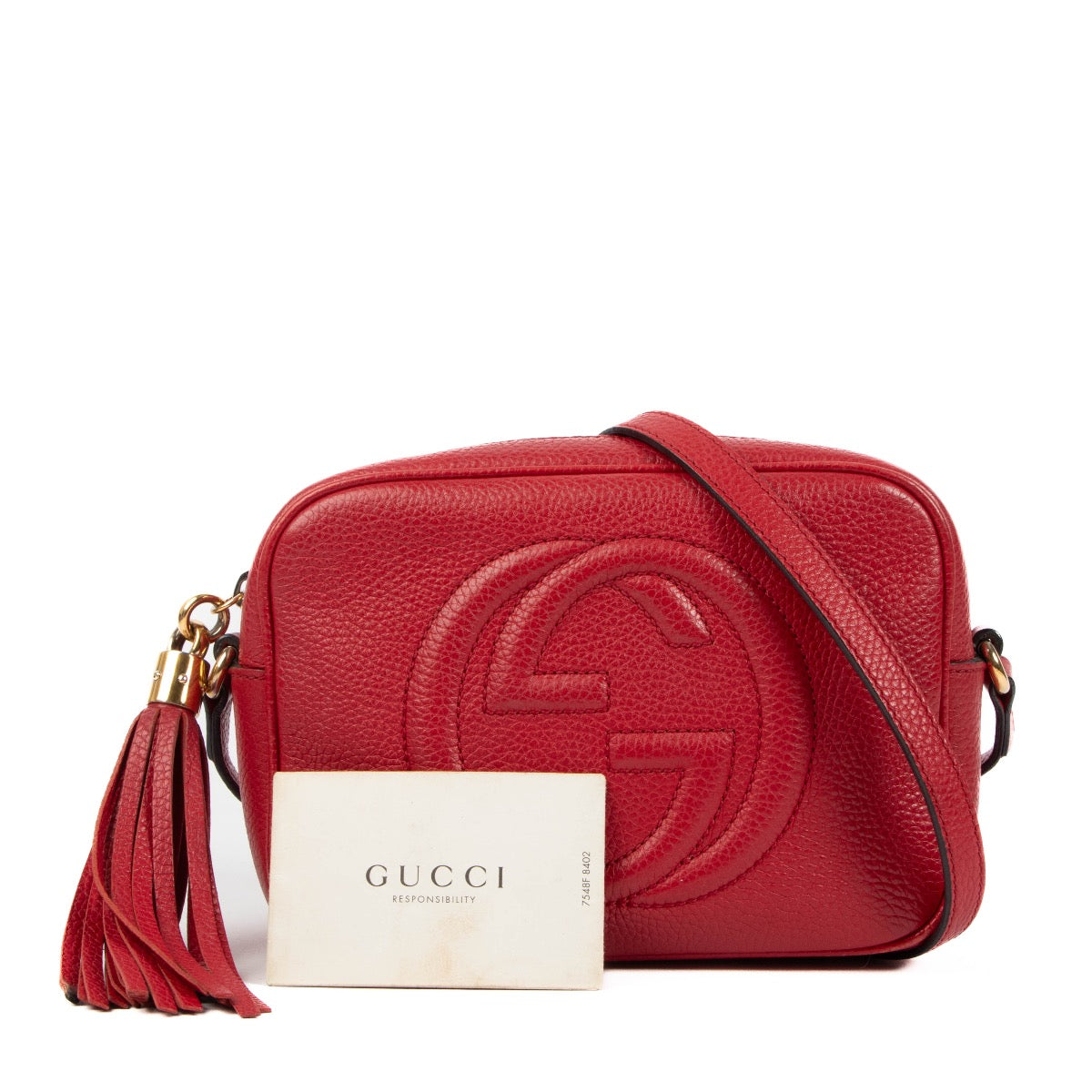 Gucci Rode Soho Disco Crossbody