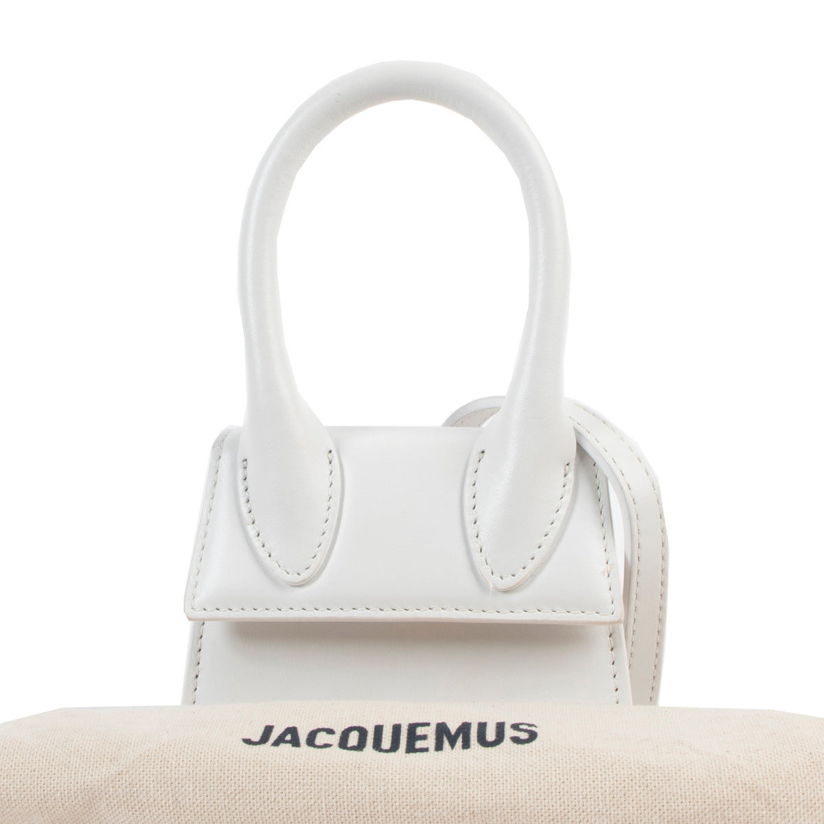 Jacquemus White Le Chiquito Mini Crossbody Bag