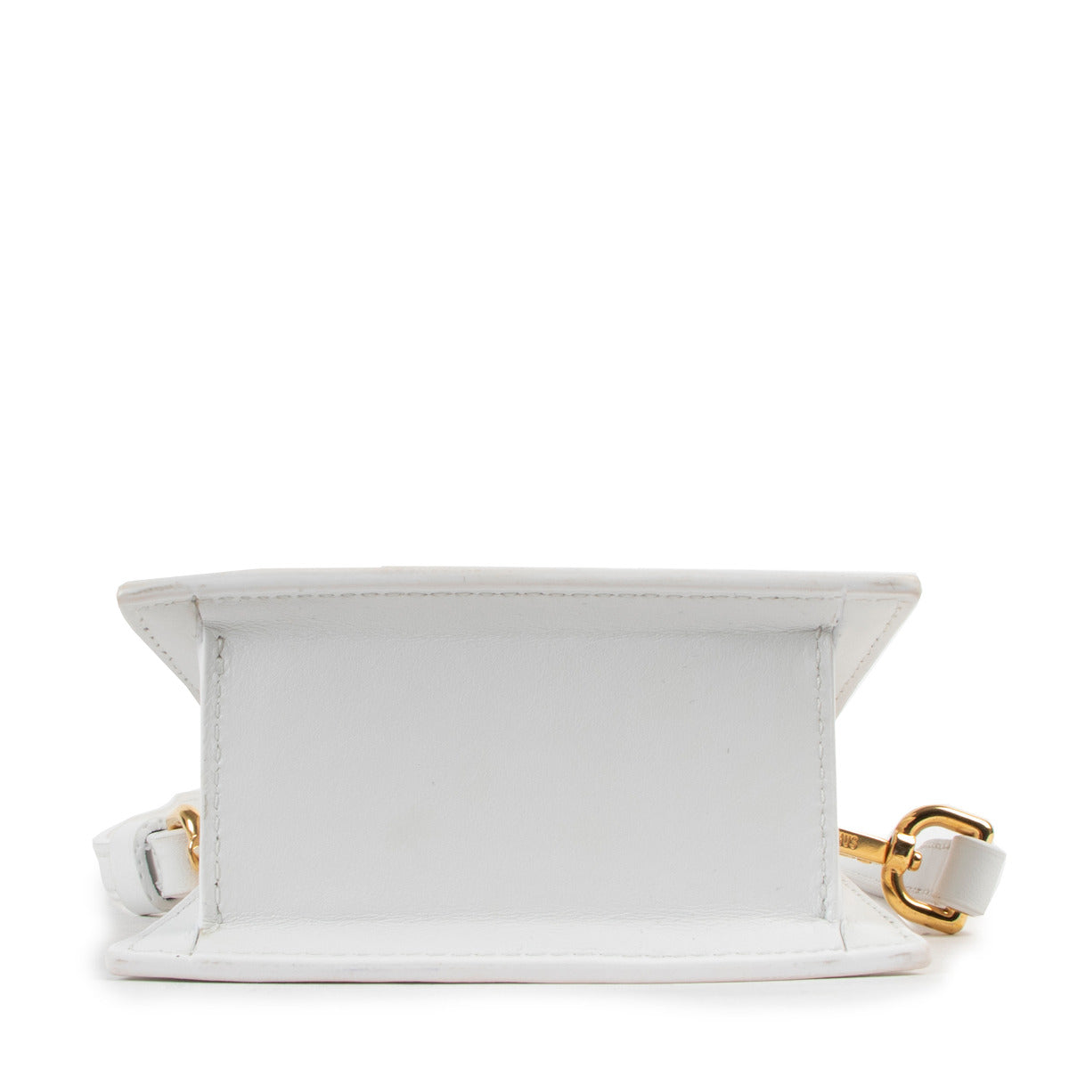 Jacquemus Witte Le Chiquito Mini Crossbody Tas