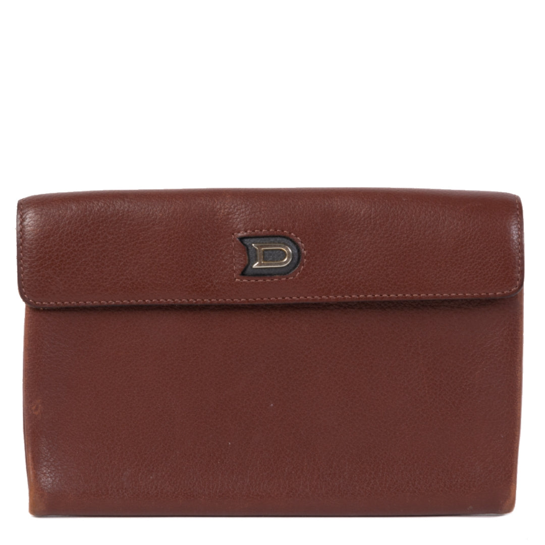 koop online tegen de beste prijs Delvaux Brown Wallet