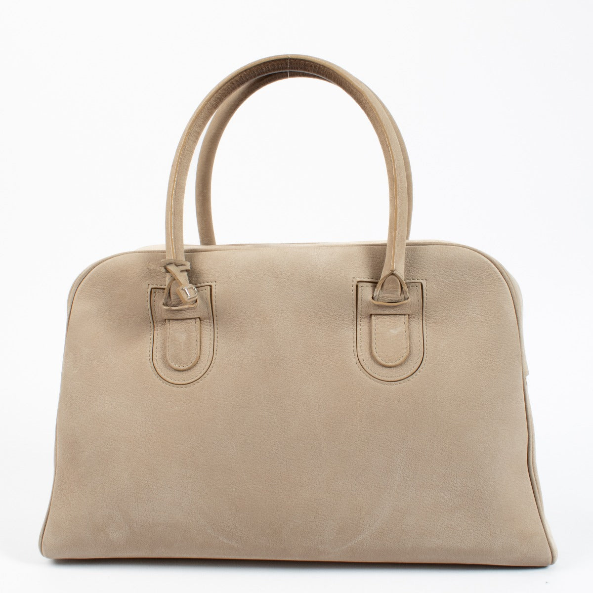 Delvaux Glaise Santiag Nubuck Signature Duffle Bag