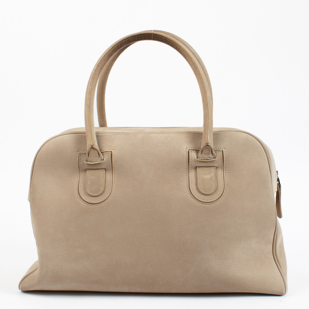 Delvaux Glaise Santiag Nubuck Signature Duffle Bag
