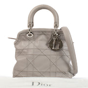 shop 100% authentic second hand Christian Dior Grey Cannage Small Granville Bag on Labellov.com