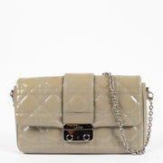 shop 100% authentic second hand Christian Dior Grey Patent Leather Miss Dior Bag on Labellov.com