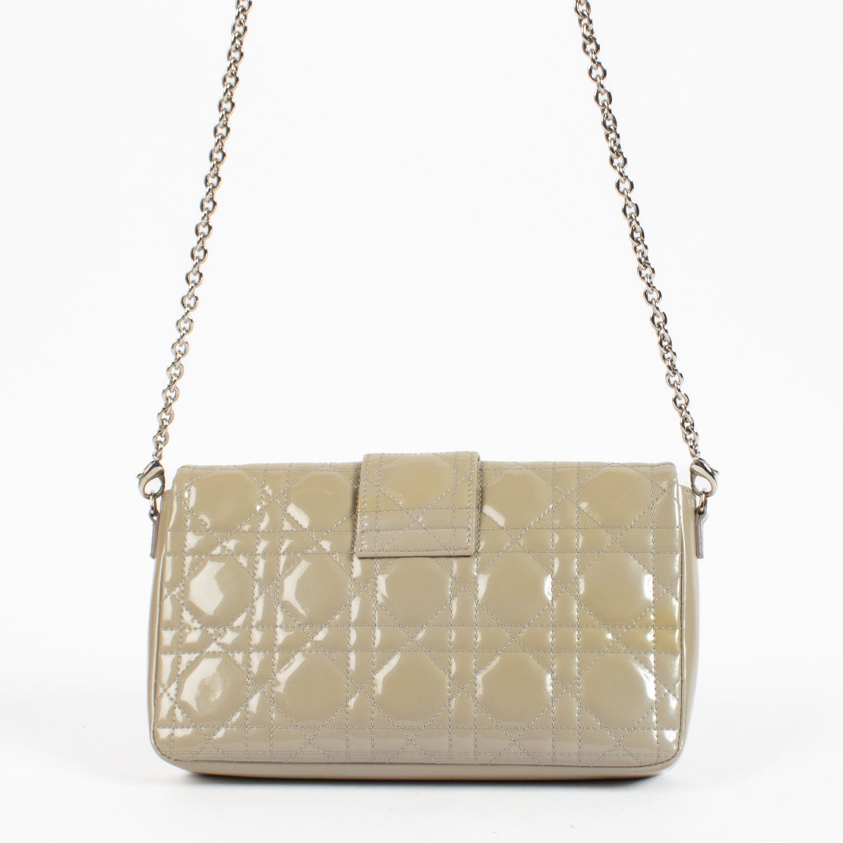 shop 100% authentic second hand Christian Dior Grey Patent Leather Miss Dior Bag on Labellov.com