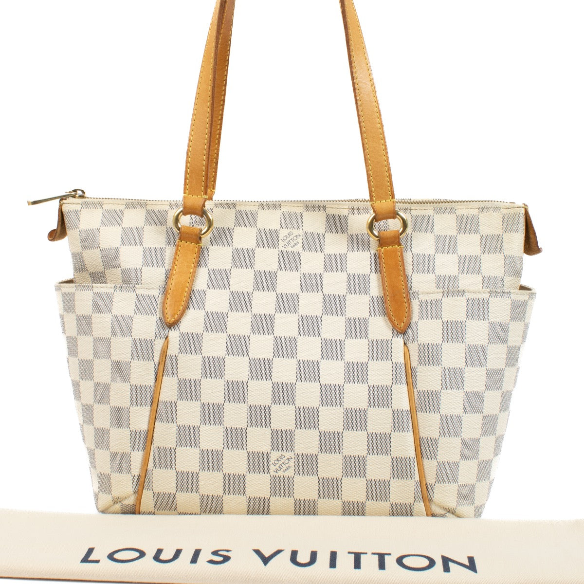 Authentic second hand Louis Vuitton Damier Azur Totally PM Shoulder bag on Labellov.com