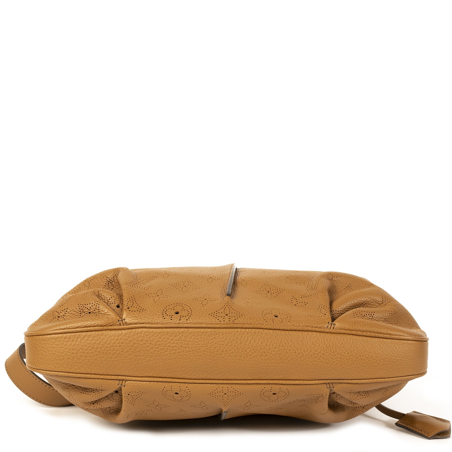 Authentieke Tweedehands Louis Vuitton Caramel Monogram Leather Selene PM juiste prijs veilig online shoppen luxe merken webshop winkelen Antwerpen België mode fashion