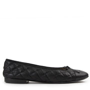 Chanel Black Quilted Ballerina Flats for the best price at Labellov secondhand luxury