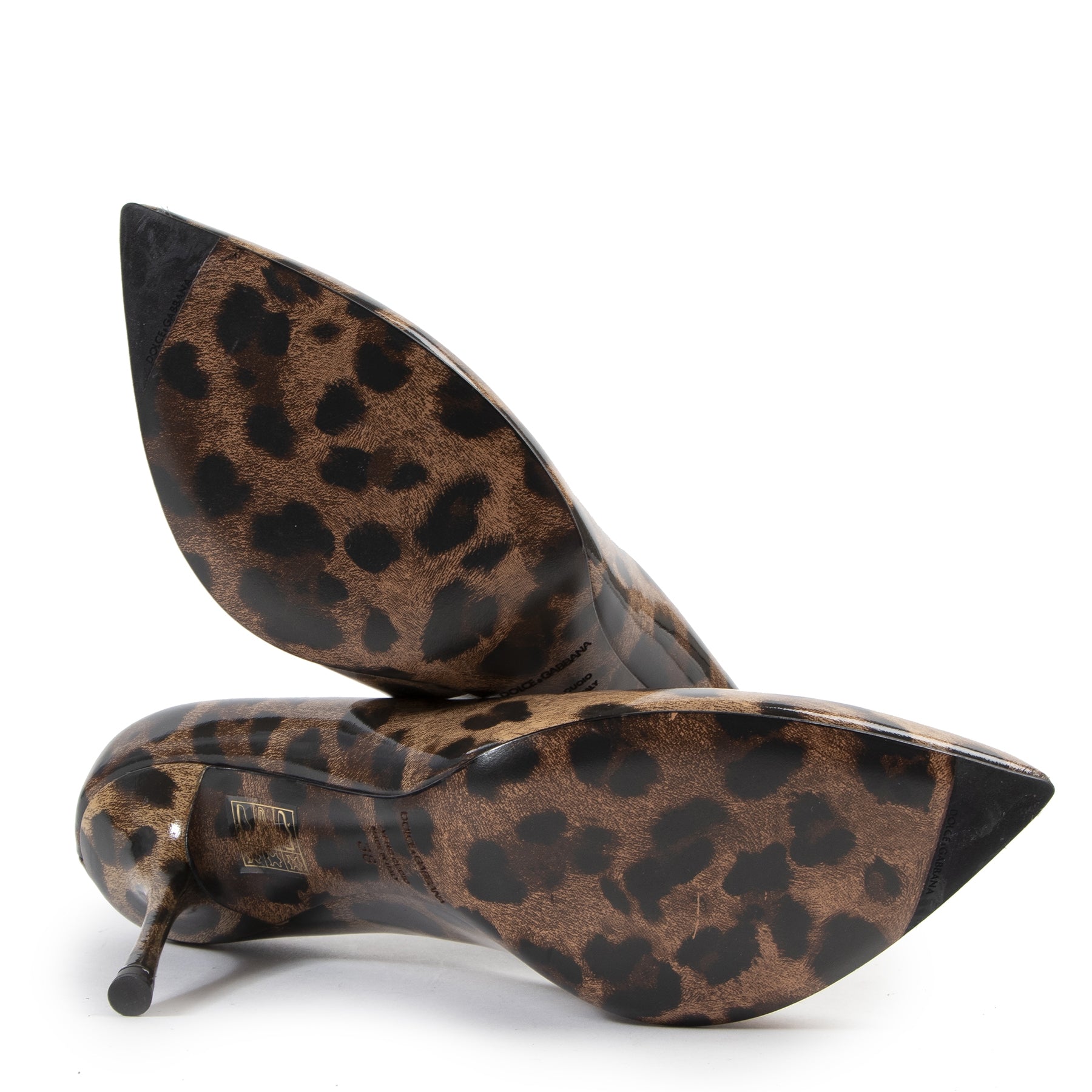 Dolce & Gabbana Leopard hakken schoenen te koop bij labellov tweedehands