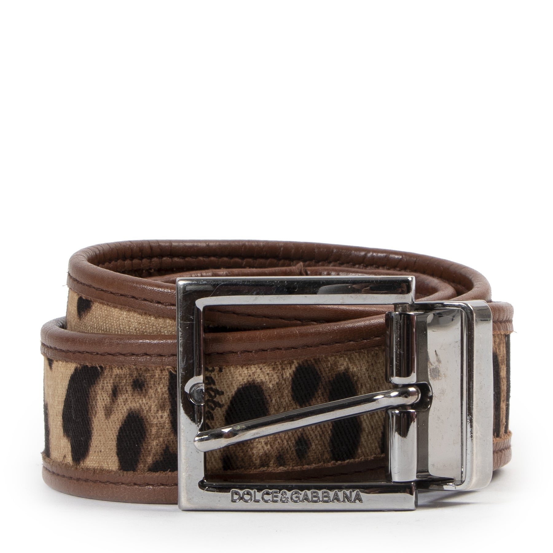 Dolce & Gabbana Leopard Combi Belt for the best price at Labellov secondhand
