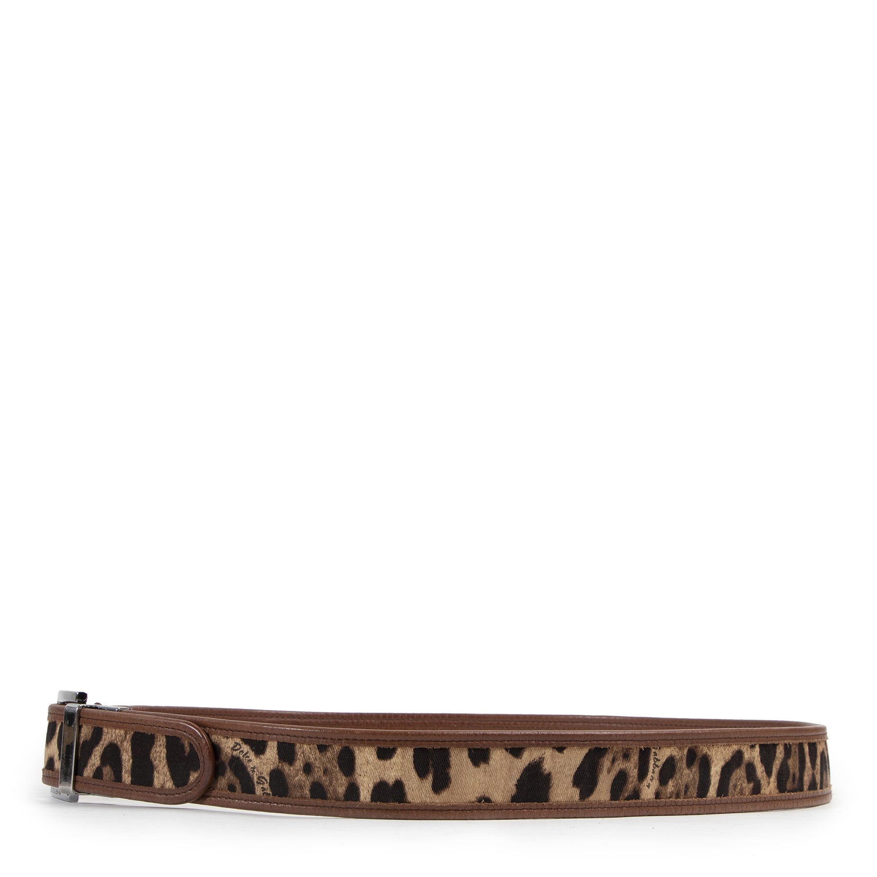Dolce & Gabbana Leopard Combi Belt - size 95 - pour le meilleur prix chez Labellov à Anvers