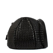 Bottega Veneta Intrecciato Black Crossbody Bag