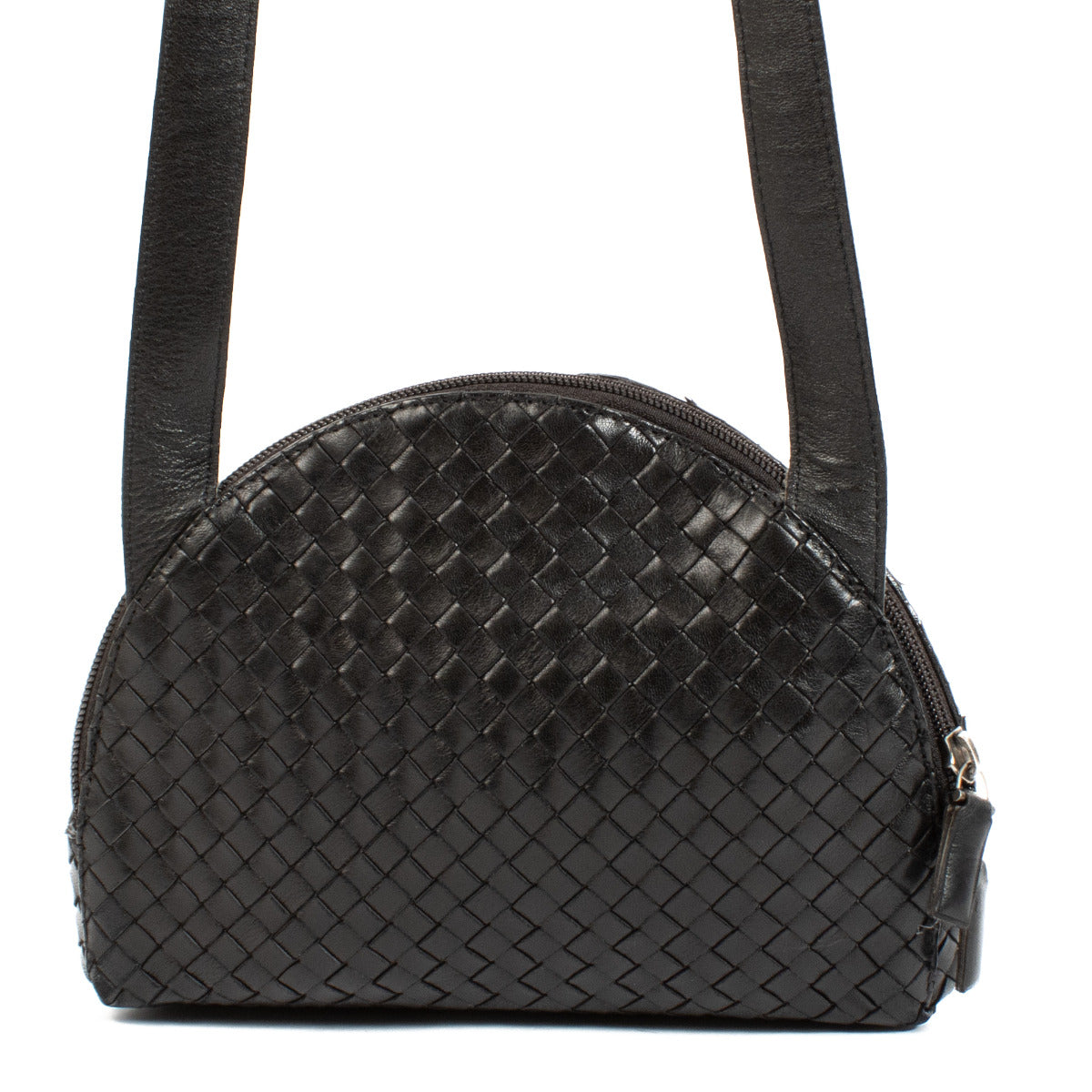 Bottega Veneta Intrecciato Zwarte Crossbody Tas