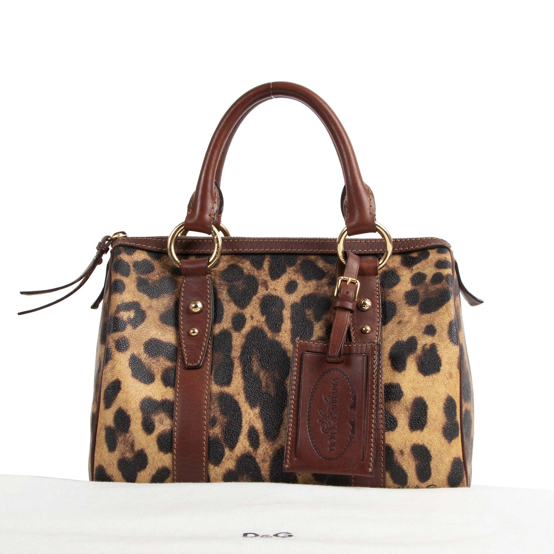 skip the waiting list Dolce & Gabbana Leopard Boston Bag