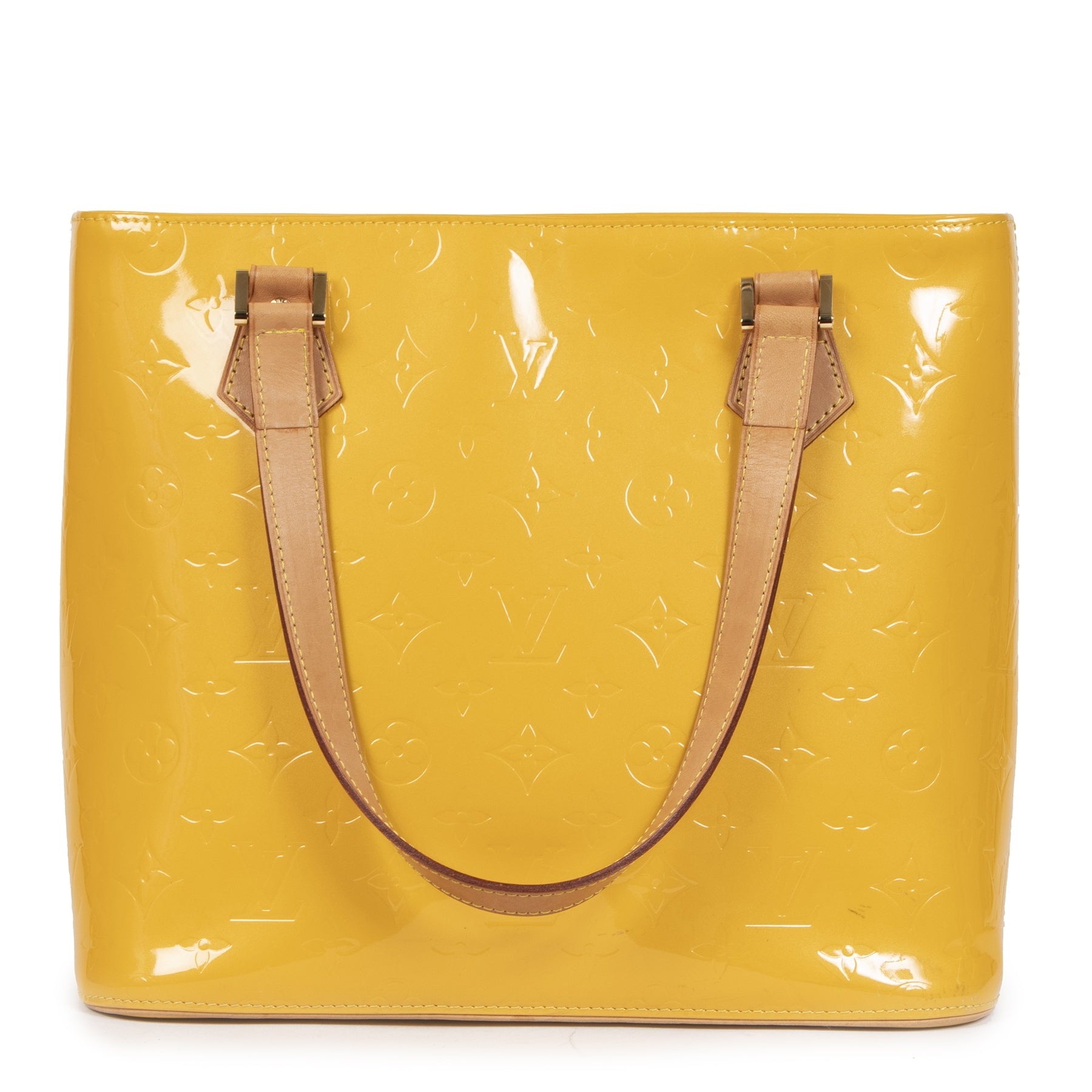 Authentic secondhand Louis Vuitton Yellow Houston Shoulder Bag designer bags designer brands luxury vintage webshop safe secure online shopping worldwide shipping