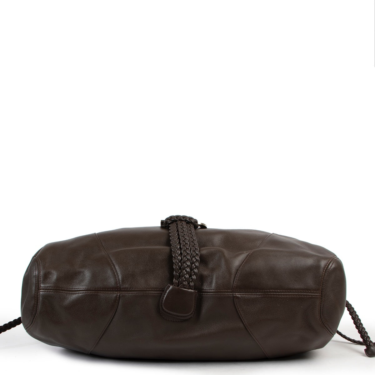 Delvaux Brown Eugène Shoulder Bag now available at Labellov online or in store