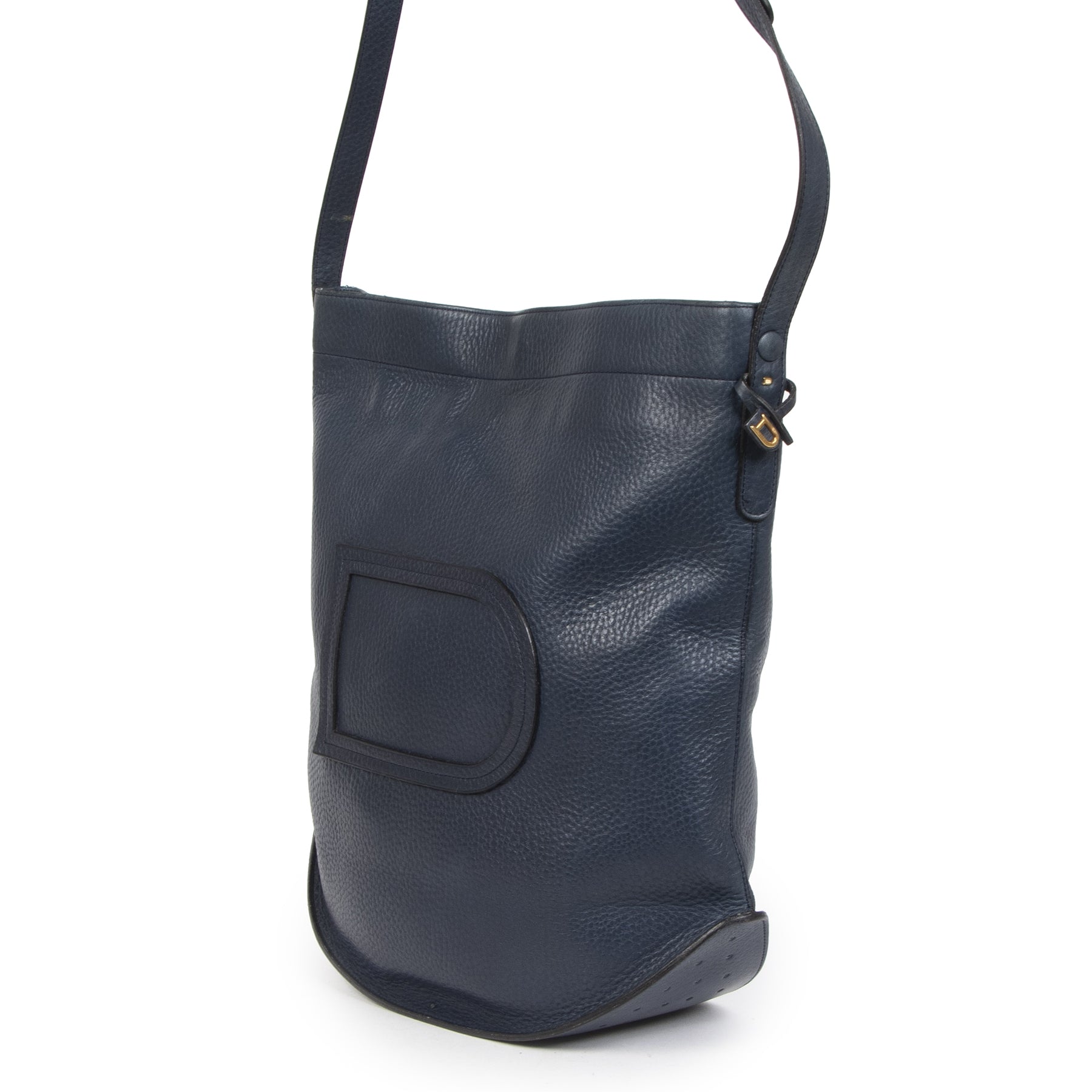 Are you looking for an authentic designer Delvaux Blue Le Pin Shoulder Bag?