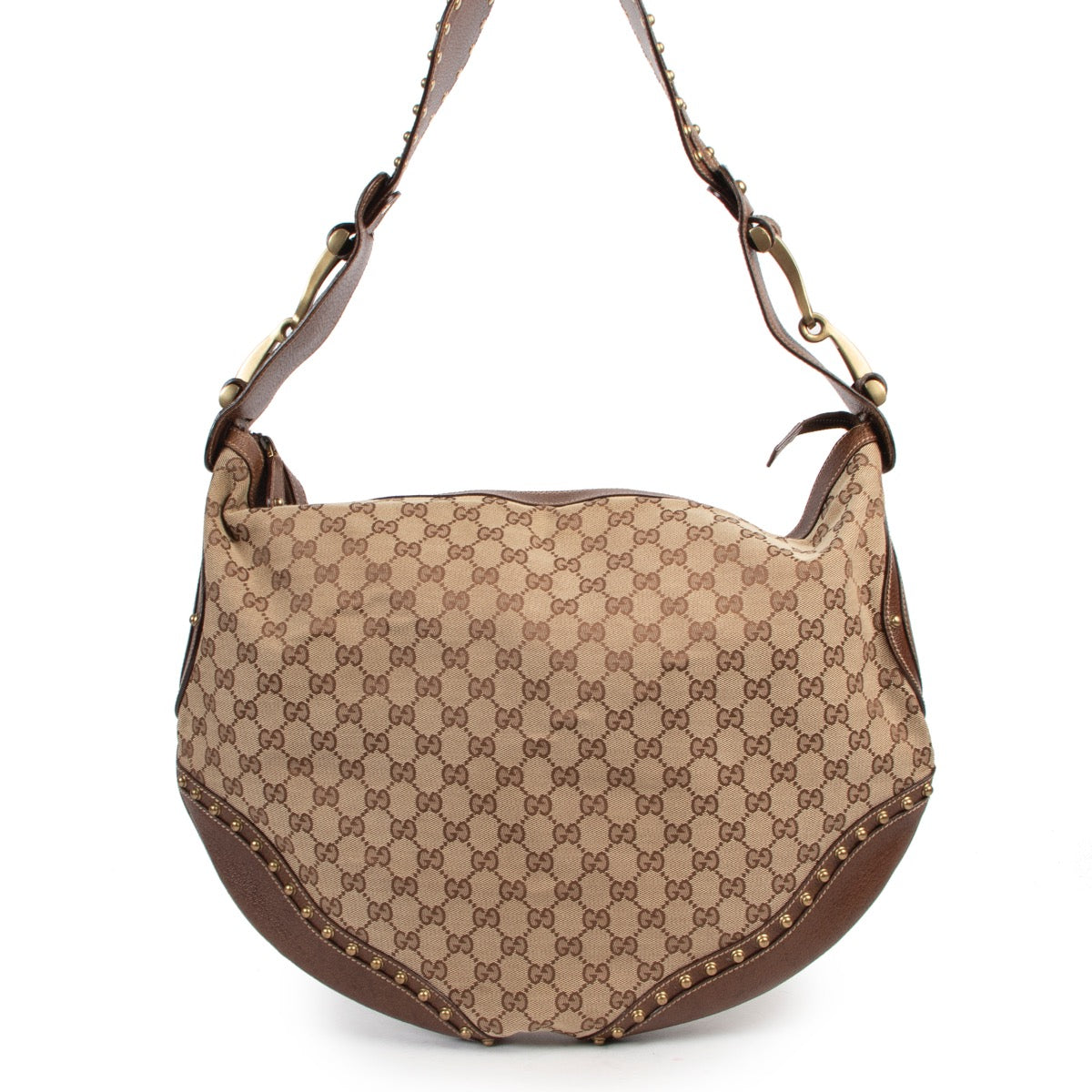 Gucci Monogram Shoulder Bag now ready to be bought at Labellov Luxury Antwerp. Shop 24/7 on our online webstore or come by and say hi in our showroom. Shop, buy and sell your designer items for a second life and in very good condition. Guaranteed 100% aut
