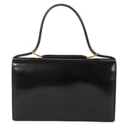 Buy and sell your authentic Delvaux Black Leather Top Handle Bag for the best price