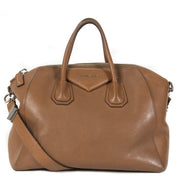 Authentique seconde main vintage Givenchy Antigona Medium Brown Top Handle Bag achète en ligne webshop LabelLOV