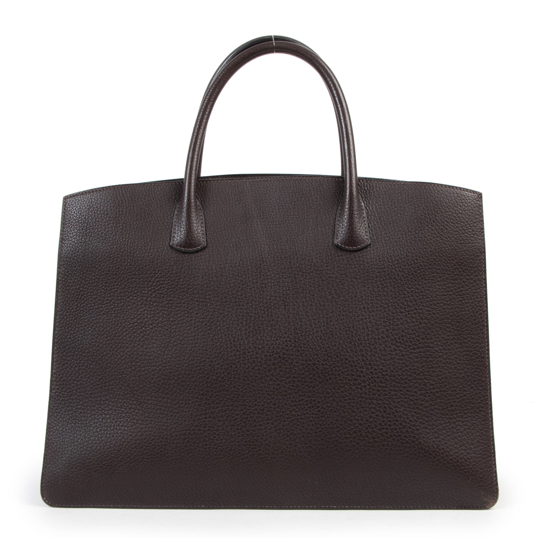 Hermès Brown Leather Top Handle Bag kopen en verkopen aan de beste prijs