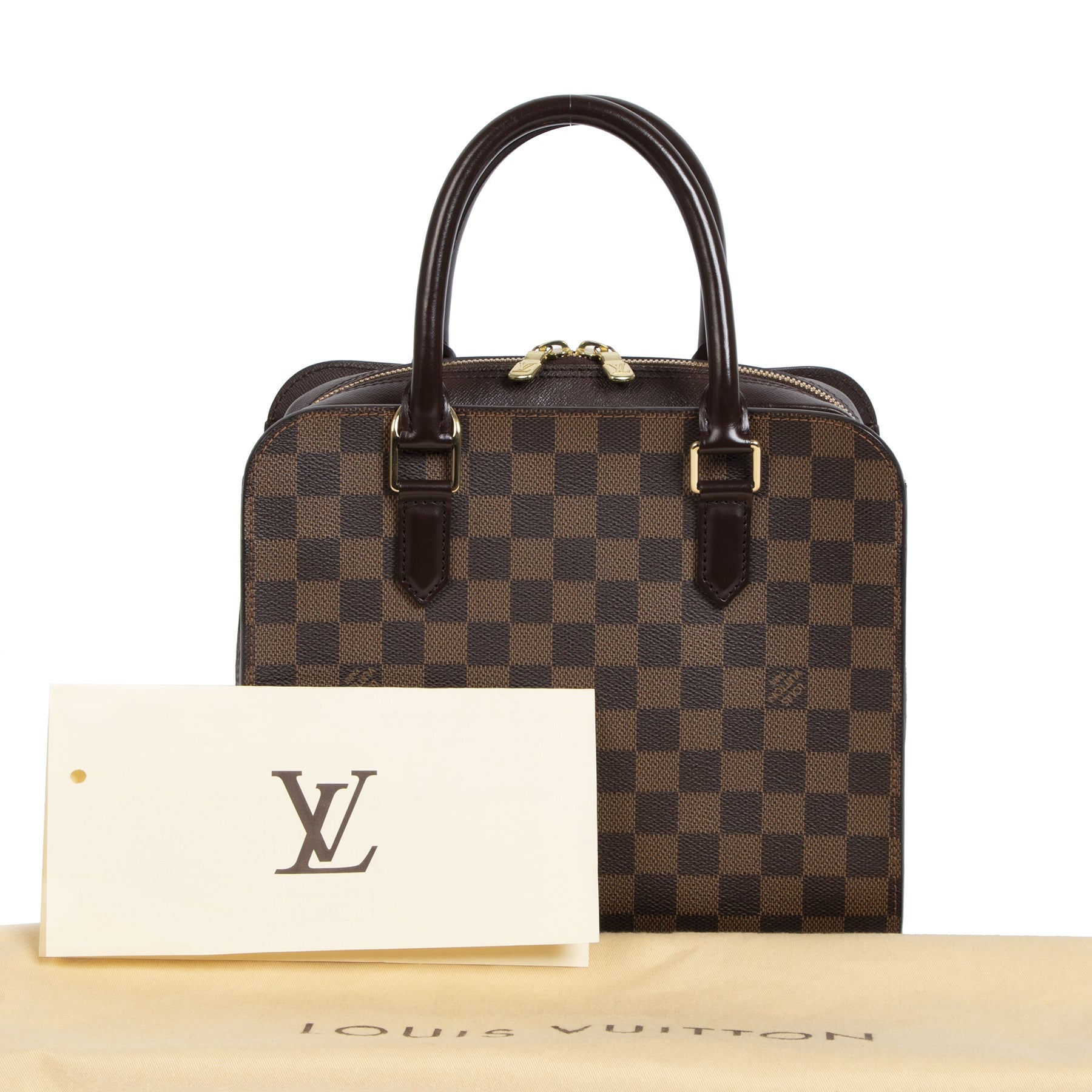 Louis Vuitton Damier Ebene Triana Handtas